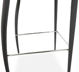 PEGANE Tabouret de Bar en Similicuir Gris - 49 x 53 x 115 cm - Usage Professionnel
