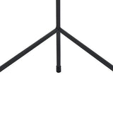 [en.casa] Set de 3 Tables Basses Ensemble de 3 Tables Gigognes Table de Salon Table de Rangement Desserte Métal Noir Tailles Différentes