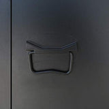 vidaXL Armoire à Casiers Métal Style Industriel Vestiaire Rangement Chambre