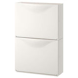 Ikea TRONES Armoire à chaussures/rangement - blanc