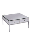 My-Furniture – Table Basse en Miroir du Verre trempé Stiletto