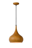 Lucide WOODY - Suspension - Ø 30 cm - Bois