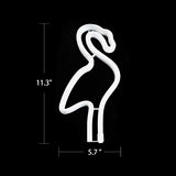 Bipily Flamingo Neon signes clair Neon Flamant Light Wall Lamp Room Decor batterie et USB LED Neon Light Exploité rose néon signes Lampes Light Up Chambre de soirée de mariage de-rose flamant