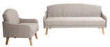 Miliboo Canapé Convertible scandinave 3 Places Gris Arya