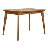 Krok Wood Table à Manger en hêtre Paris en Bois Massif (110 x 75 x 75 cm)