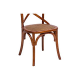 Biscottini Chaise de cuisine en bois 86 x 42 x 46 cm | Chaises de cuisine en bois Made in Italy | Chaises vintage pour salle à manger | Chaises bois cuisine et jardin