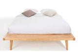 Orient Lit Plateforme 160 x 200 en Bois Chêne