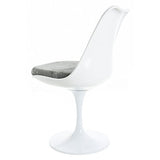 Eero Saarinen Chaise Tulipe Gris Blanc Et Soumise Style
