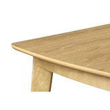 Miliboo Table à Manger Extensible scandinave en Bois Clair L150-200 Leena