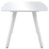 FAMIROSA Table de Salle à Manger Blanc Brillant 180x90x76 cm MDF