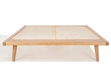 Orient Lit Plateforme 160 x 200 en Bois Chêne