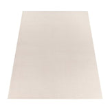 Paco Home Tapis Salon Chambre Adulte Poils Ras Boho Motif Scandinave Uni, Dimension:160x220 cm, Couleur:Beige