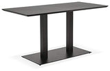 Générique Table à Diner Design JAKADI Black 70x150x75 cm