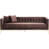 Canapé Loft marron 3 places Kare Design