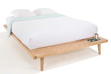 Orient Lit Plateforme 160 x 200 en Bois Chêne