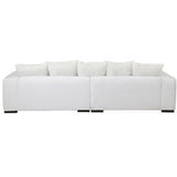 Paris Prix - Canapé Design 9 Coussins Monaco 330cm Blanc