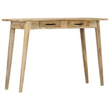 vidaXL Table Console Table d'Entrée Table de Salon Table de Couloir Meuble de Salon Meuble de Couloir Maison 115x40x75 cm Bois de Manguier Massif