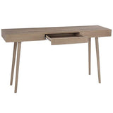 Paris Prix - Console 1 Tiroir en Bois Ayana 150cm Naturel