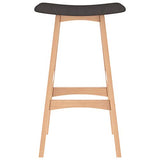 vidaXL 2X Tabourets de Bar Chaises de Comptoir Sièges de Comptoir Chaises de Bar Tabourets de Pub Sièges de Salle à Manger Cuisine Marron Tissu