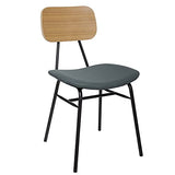 Atmosphera Chaise Style écolier Grise Ataki