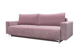 E-MEUBLES Canapé lit Convertible Salon Relax Noveau scandinave Design Revêtement de Canapé Melisa (Rose)