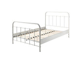 Vipack NYBE1214 New York lit 120x200cm Blanc, Métal, 211,2x128x112 cm