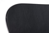 Chaise Empilable Calisto en Bois - Assise Ergonomique - Chaise de Salle d'Attente en Bois Chaise, Hauteur Assise 45 cm -Couleurs au Choix:, Couleur:Noir