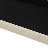 Beliani - Canapé 3 Places - Eike - Velours, Beige