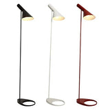 Lampe sur pied LGFSG Lampadaire design de haute qualité vent industriel en fer forgé lampadaire salon chambre LED lumières décoratives, vert foncé