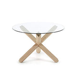Kave Home - Table Lotus Ø 120 cm verre