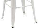 Duhome Tabouret de Bar en métal/Fer Blanc empilable Design Industriel sélection de Couleur 665D