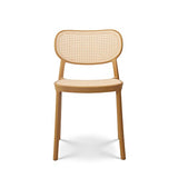 Kosmi - Chaise de Salle à Manger Moutarde Style Vintage