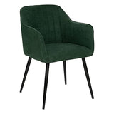 Fauteuil Visoca - Bois et métal - Vert cèdre - Atmosphera créateur d'intérieur