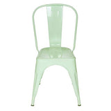 Ventemeublesonline Pack 4 CHAISES LANK Vertes