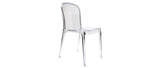 Miliboo Chaises empilables Design Transparentes (Lot de 2) THALYSSE