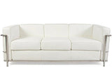 Famous-Design LC2 Le Corbusier 3 Places - Blanc