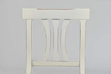 t m c s Tommychairs - Set 4 chaises Artemisia pour Cuisine, Bar et Salle à Manger en Style Shabby Chic, Structure en Bois de hêtre Vieilli à la Main et Assise en Paille