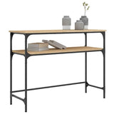 vidaXL Table Console chêne Sonoma 100x35,5x75 cm Bois d'ingénierie
