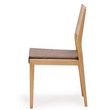 Marque Amazon - Alkove - Hayes - Set de 2 chaises en bois massif avec siège tapissé, Chêne sauvage
