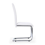IDMarket - Lot de 4 chaises MIA Blanches pour Salle à Manger