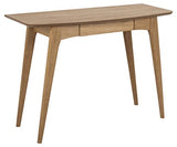 AC Design Furniture Konrad Table de Bureau, H : 74 x L : 105 x P : 45 cm, Chêne huilé et plaqué chêne, 1 pce