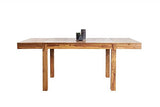 DuNord Design Arona Table à Manger Extensible en Bois de Palissandre Massif Jusqu'à 200 cm