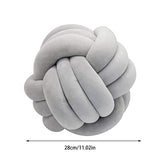 YJYQ Coussin à boules en peluche doux et confortable - Motif nœud - Pour la maison, le canapé, le dos - En velours - Pour bébé