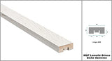 HEXIM Lot de 16 panneaux à lamelles en bois MDF - 2 m - Design haut de gamme - Revêtement mural - Chêne Sanremo - Isolation phonique - Pour aménagement intérieur