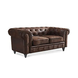 INTENSE DECO Canapé Chesterfield 2 Places Vintage
