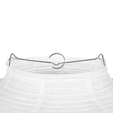 LUM&CO 95898 Abat-Jour Suspendu en Forme de Nuage, Carton, Blanc, M
