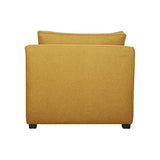 Miliboo Chauffeuse 1 Place Design en Tissu Jaune Cumin PLURIEL