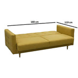 E-MEUBLES Canapé lit Convertible Salon Relax Noveau scandinave Design Revêtement de Canapé Scarlett (Rose)