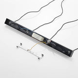 Arcchio LED Suspension Kammeron (Moderne) en Noir Métal e. a. pour Salon & Salle à manger (à 4 lampes,), Suspension, lampe, plafonnier, suspension