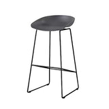 qwqqaq Simple Tabourets De Bar pour Cuisine Café Chambre,Moderne Chaise De Salle à Manger avec Pieds en Métal,Tabourets De Bar Rembourrée Chaise C 42x42x75cm(17x17x30inch)